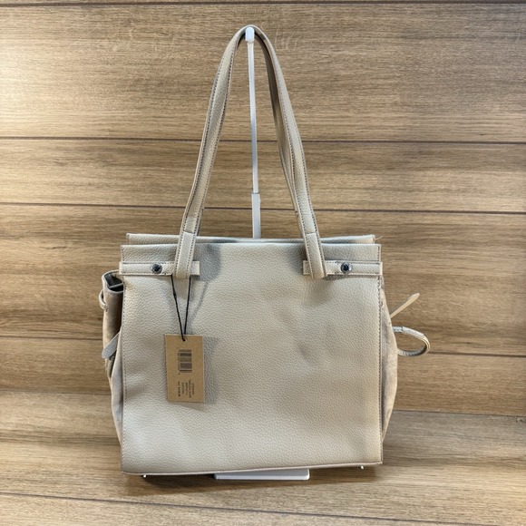 NWT New Steve Madden Bripley 2 Satchel Crossbody Shoulder Bag Timeless Taupe‎ - Picture 3 of 9